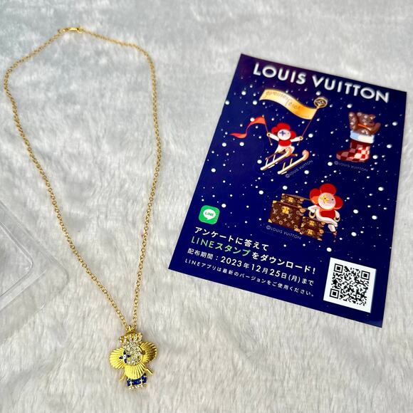 Louis Vuitton Vivienne Mascot auth Stickers, handmade necklace, phone pop socket - Picture 2 of 8